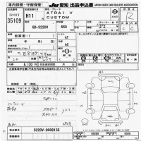 Daihatsu ATRAI VAN лот № 35109 оценка R  с аукциона в Японии 9