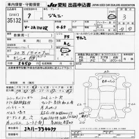Suzuki JIMNY лот № 35132 оценка 3  с аукциона в Японии 9