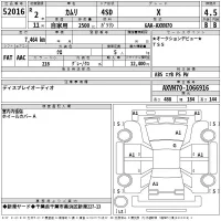 Toyota HARRIER лот № 52016 оценка 3.5  с аукциона в Японии 2
