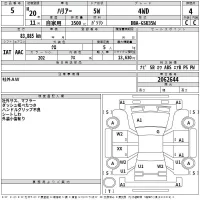 Toyota HARRIER лот № 5 оценка 4  с аукциона в Японии 2