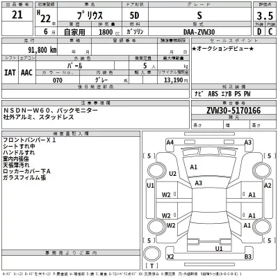 Toyota NOAH  с аукциона в Японии