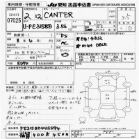 Mitsubishi CANTER лот № 7025 оценка 3.5  с аукциона в Японии 9
