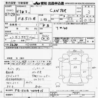 Mitsubishi CANTER лот № 7129 оценка 3  с аукциона в Японии 9