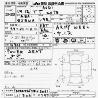 Audi TT лот № 30480 оценка 3  с аукциона в Японии 9