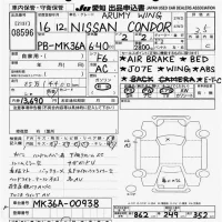 Nissan CONDOR лот № 8596 оценка 3.5  с аукциона в Японии 11