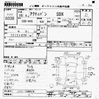 Honda ACTY VAN лот № 8038 оценка R  с аукциона в Японии 7