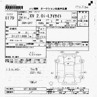 Subaru XV лот № 8179 оценка 3.5  с аукциона в Японии 7