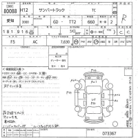 Subaru SAMBAR лот № 80088 оценка R  с аукциона в Японии 8