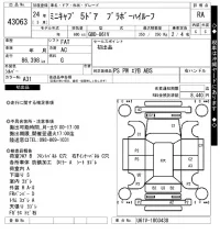 Mitsubishi MINICAB VAN лот № 43063 оценка RA  с аукциона в Японии 10