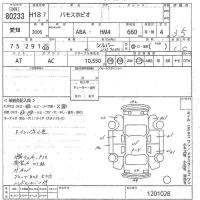 Honda VAMOS лот № 80233 оценка 3.5  с аукциона в Японии 10