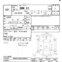 BMW X3 лот № 181 оценка 3  с аукциона в Японии 5