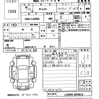 Daihatsu Cast лот № 1044 оценка 3.5  с аукциона в Японии 6