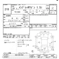 Subaru IMPREZA лот № 215 оценка R  с аукциона в Японии 5