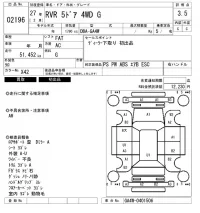 Mitsubishi RVR лот № 2196 оценка 3.5  с аукциона в Японии 6