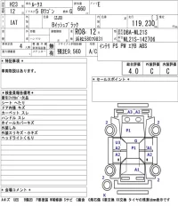 Nissan ROOX лот № 3031 оценка 4  с аукциона в Японии 4