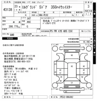 Nissan ELGRAND лот № 43138 оценка 3  с аукциона в Японии 8