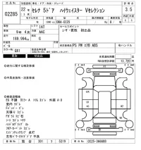 Nissan SERENA лот № 2285 оценка 3.5  с аукциона в Японии 6