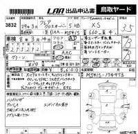 Mazda FLAIR лот № 3832 оценка 3.5  с аукциона в Японии 5