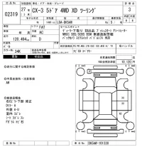 Mazda CX-3 лот № 2319 оценка 3  с аукциона в Японии 4