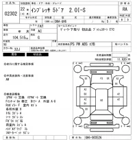 Subaru IMPREZA лот № 2302 оценка RA  с аукциона в Японии 6