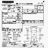 Honda VAMOS лот № 8605 оценка R  с аукциона в Японии 7