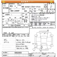 Subaru CHIFFON лот № 6108 оценка R  с аукциона в Японии 8