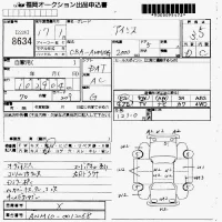 Toyota ISIS лот № 8634 оценка 3.5  с аукциона в Японии 7