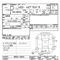 Suzuki HUSTLER лот № 115 оценка R  с аукциона в Японии 7