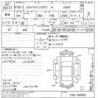 Nissan SKYLINE лот № 25117 оценка R  с аукциона в Японии 6