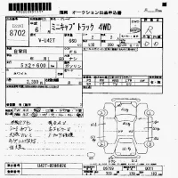 Mitsubishi MINICAB TRUCK лот № 8702 оценка R  с аукциона в Японии 7
