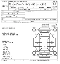 Rover RANGE ROVER лот № 2376 оценка 3.5  с аукциона в Японии 6