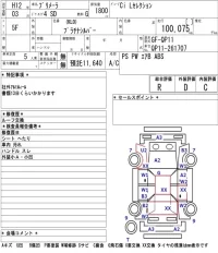 Nissan PRIMERA лот № 8528 оценка R  с аукциона в Японии 5