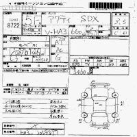 Honda ACTY TRUCK лот № 8722 оценка 3.5  с аукциона в Японии 7