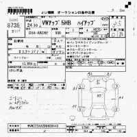 Volkswagen UP лот № 8735 оценка 3.5  с аукциона в Японии 7