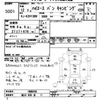 Toyota HIACE VAN лот № 5001 оценка R  с аукциона в Японии 5