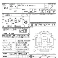 Rover DEFENDER лот № 758 оценка R  с аукциона в Японии 7