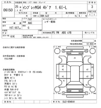 Subaru IMPREZA G4 лот № 6150 оценка 3  с аукциона в Японии 5