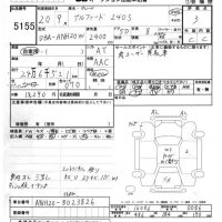 Toyota ALPHARD лот № 5155 оценка 3  с аукциона в Японии 5