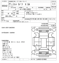 Daihatsu TANTO лот № 5542 оценка 3.5  с аукциона в Японии 6