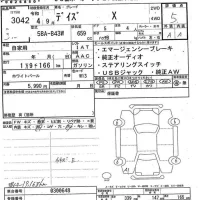 Nissan DAYZ лот № 3042 оценка 5  с аукциона в Японии 9