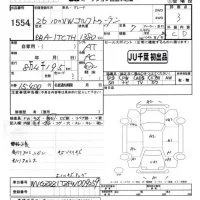 Volkswagen GOLF TOURAN лот № 1554 оценка 3  с аукциона в Японии 7