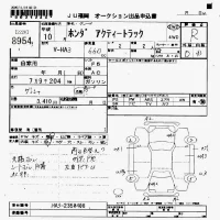 Honda ACTY TRUCK лот № 8954 оценка R  с аукциона в Японии 7