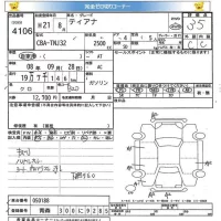 Nissan TEANA лот № 4106 оценка 3.5  с аукциона в Японии 5