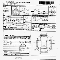 Honda CR-Z лот № 9019 оценка 3.5  с аукциона в Японии 7