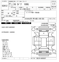 Toyota IQ лот № 2612 оценка 3.5  с аукциона в Японии 6