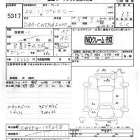 Mazda PREMACY лот № 5317 оценка 3.5  с аукциона в Японии 4