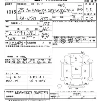 BMW X3 лот № 1015 оценка 3.5  с аукциона в Японии 5
