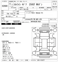 Nissan SKYLINE лот № 2666 оценка 3.5  с аукциона в Японии 6
