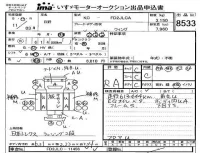 Hino RANGER лот № 8533 оценка RA  с аукциона в Японии 4