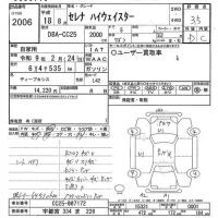 Nissan SERENA лот № 2006 оценка 3.5  с аукциона в Японии 9